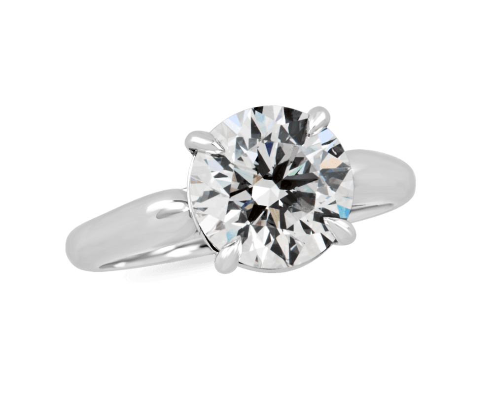 The Vivian Four Prong Solitaire